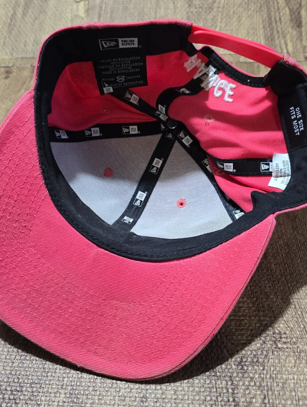 Chance The Rapper 3 New Era Cap Snapback Hat Pink 100% Authentic - Picture 5 of 5